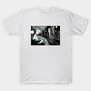 Cubist Urban Cityscape Legend T-Shirt